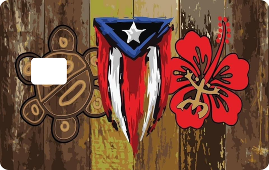 Puerto Rico Design Debit Card Decal Skins
