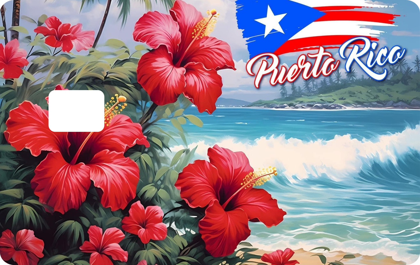 Puerto Rico Design Debit Card Decal Skins