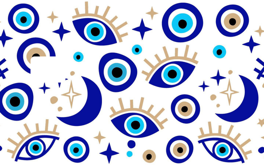 Evil Eye Design Debit Card Decal Skins