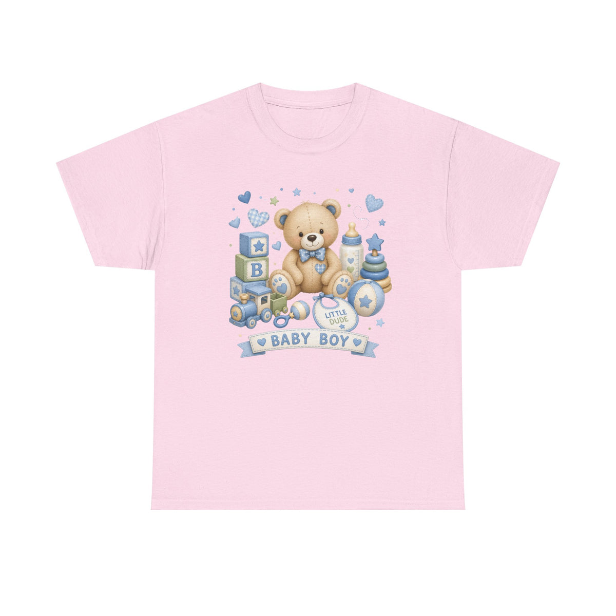 Baby Boy Teddy Bear T-Shirt — Newborn Shower Gift