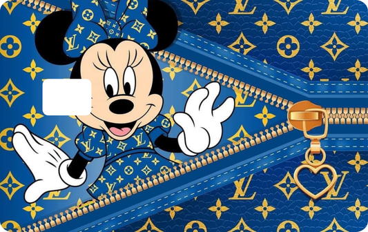 Girl Mouse Cartoon Debit Card Skins