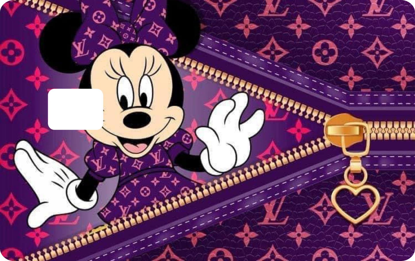 Girl Mouse Cartoon Debit Card Skins