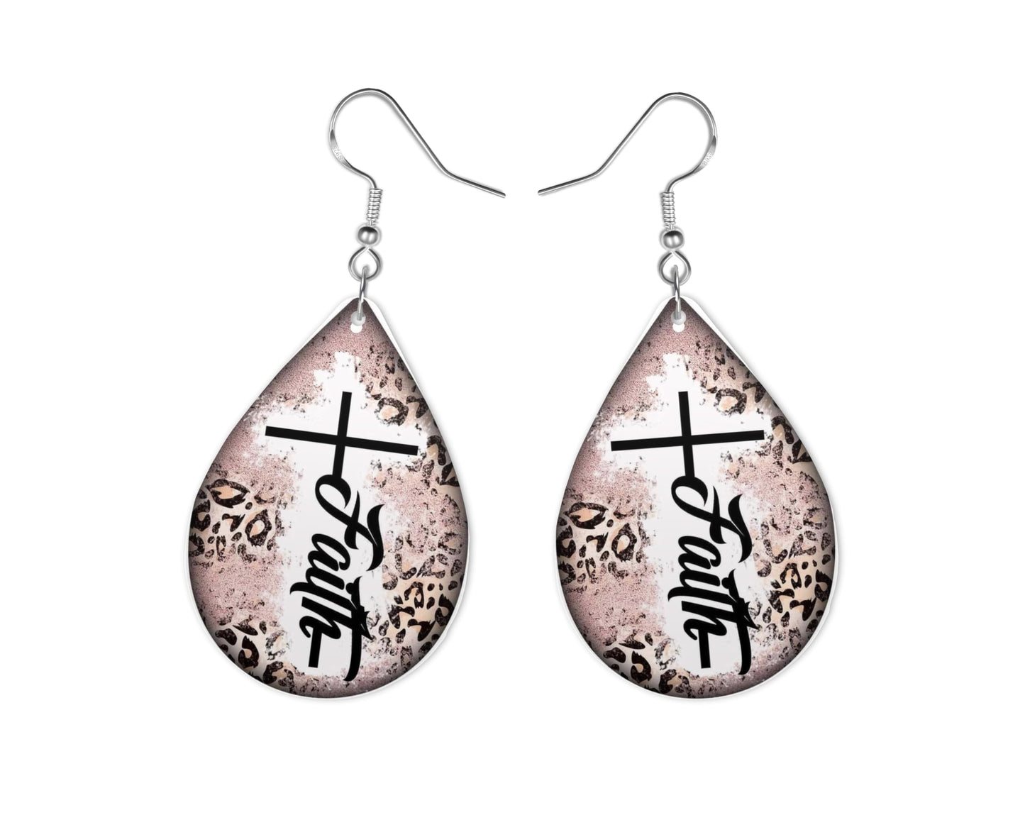 Faith Earrings, Pink