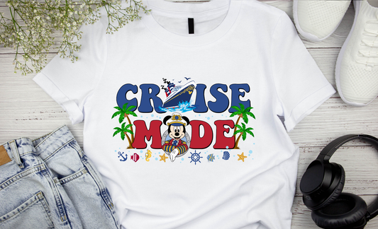 Cruise Mode Cartoon T-shirt