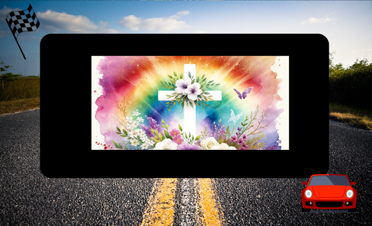 License Plate Religious Design