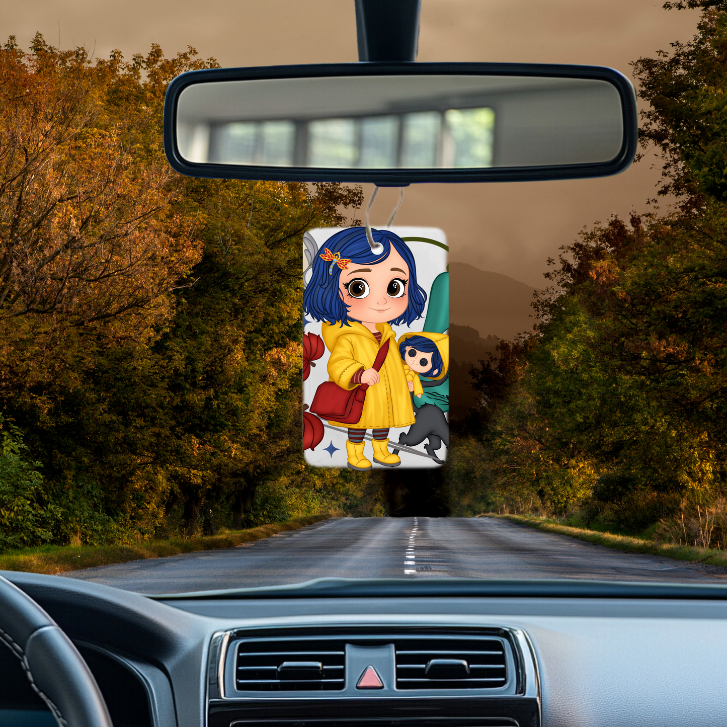 Cartoon Air Freshener, Add Your Own Scent