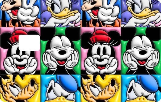 Mouse & Friends Cartoon Design Debit Card Skins