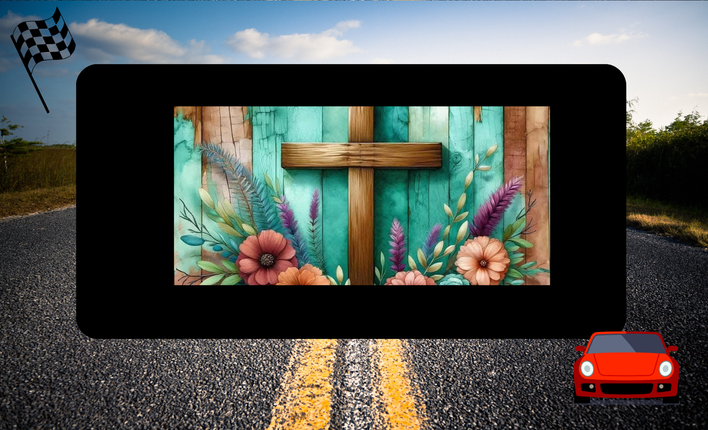License Plate Religious Design