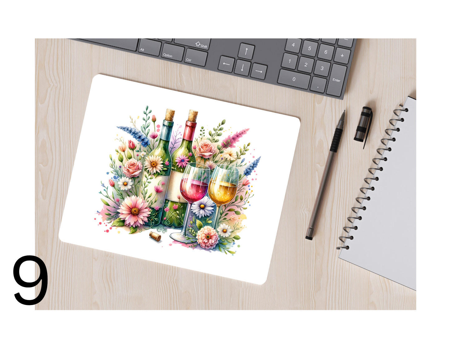 Wine Time Mousepads
