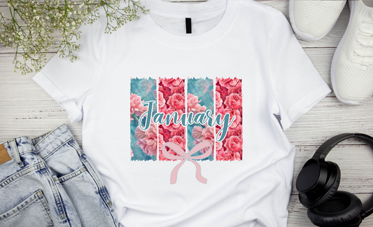 Birth Month Short Sleeve T-shirts