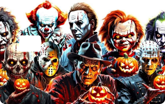 Horror Design Debit Card Skins
