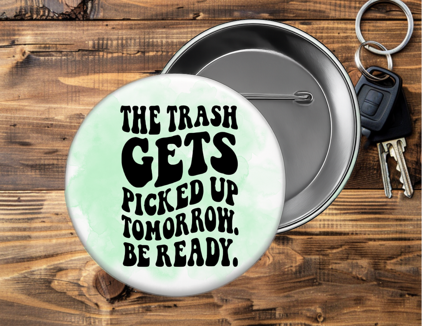 Sarcasm Pin Buttons, Size 2.25 inch
