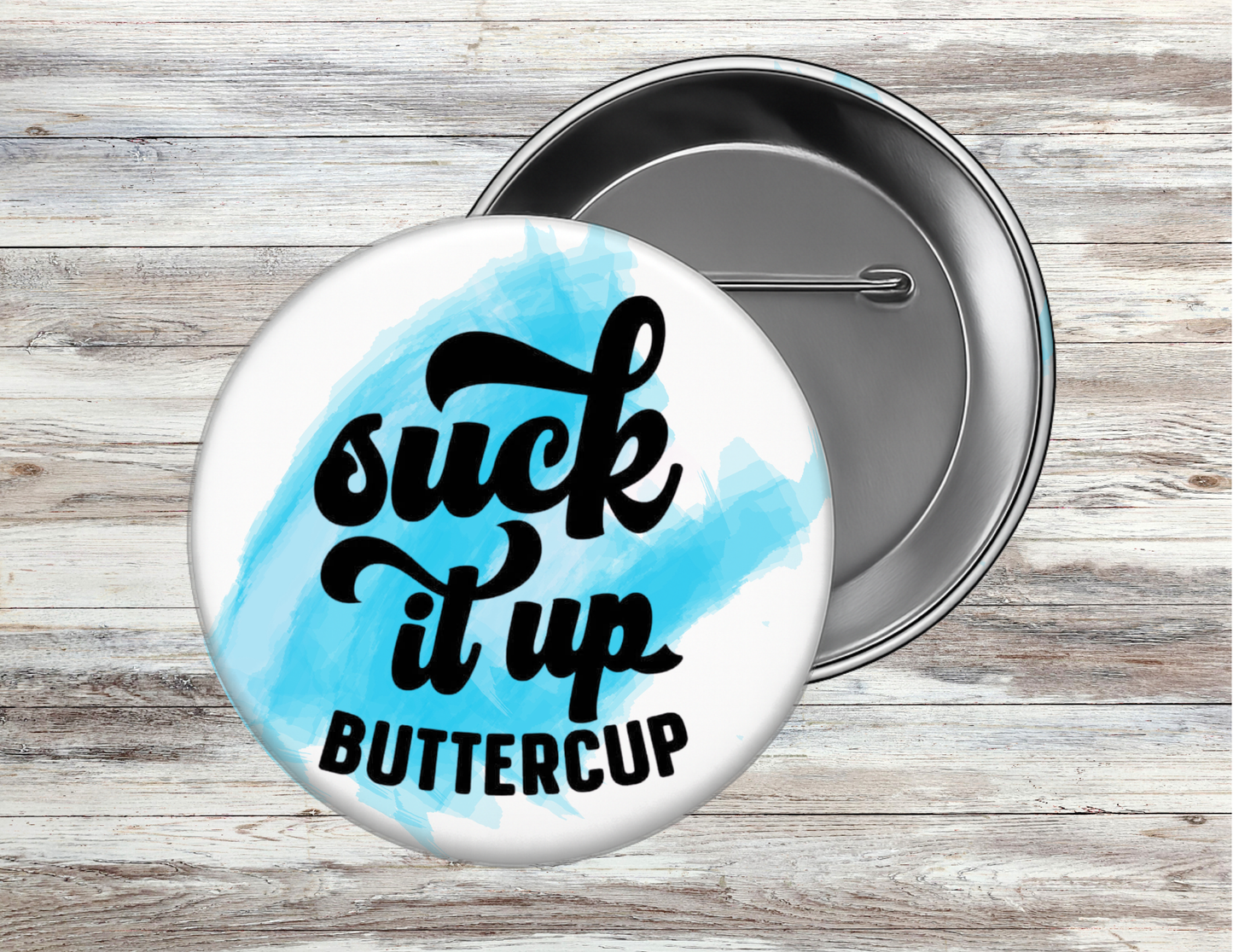 Sarcasm Pin Buttons, Size 2.25 inch