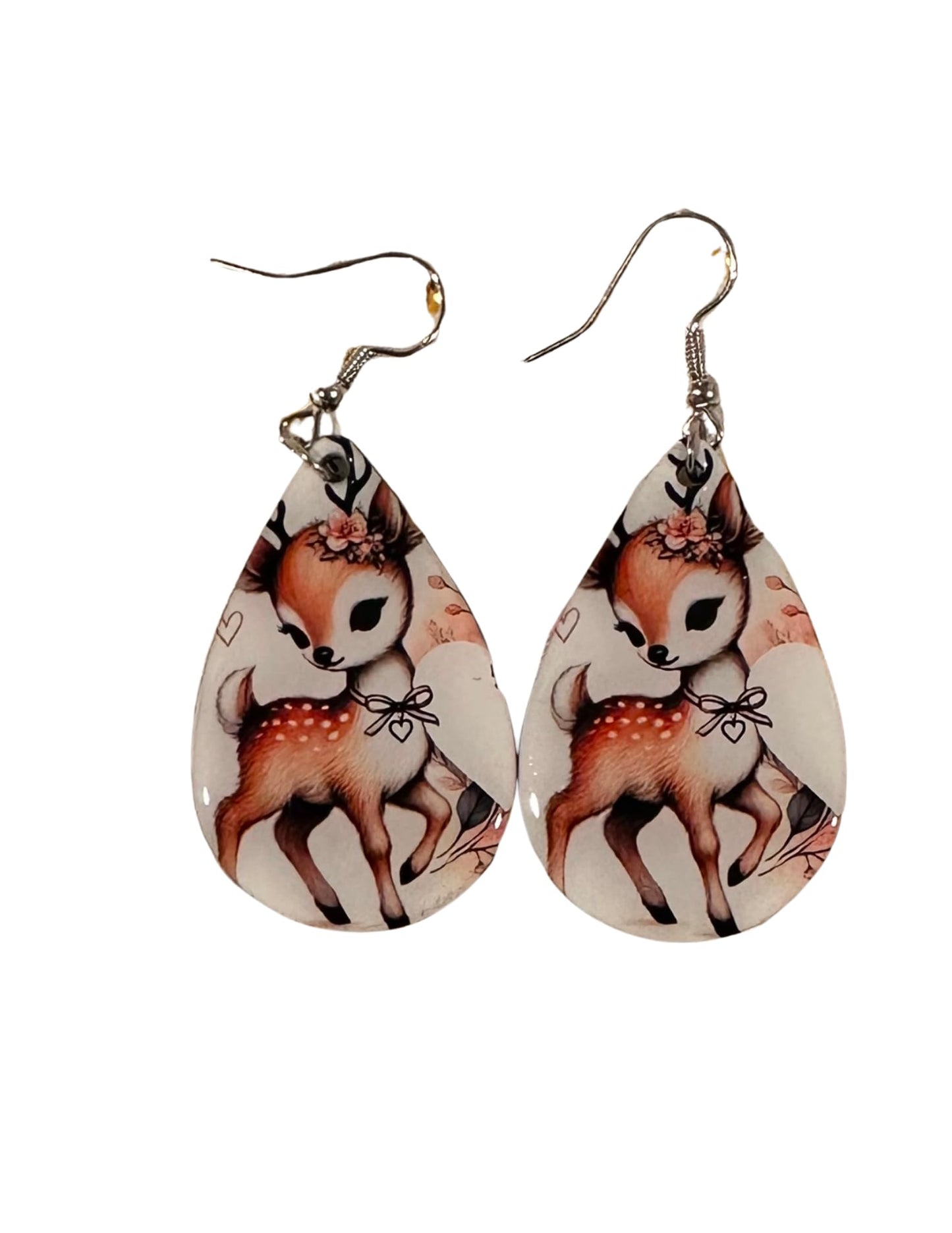 Deer Teardrop Earrings