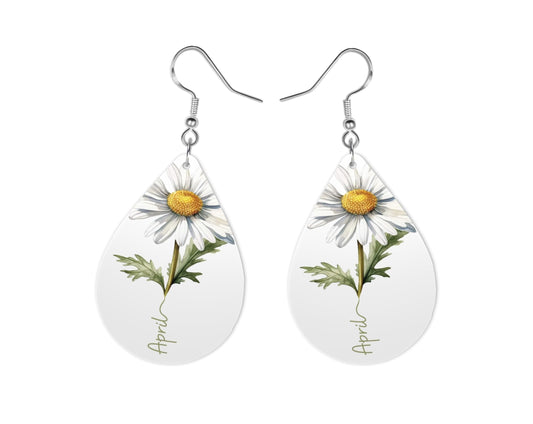 April Birth Month Earrings