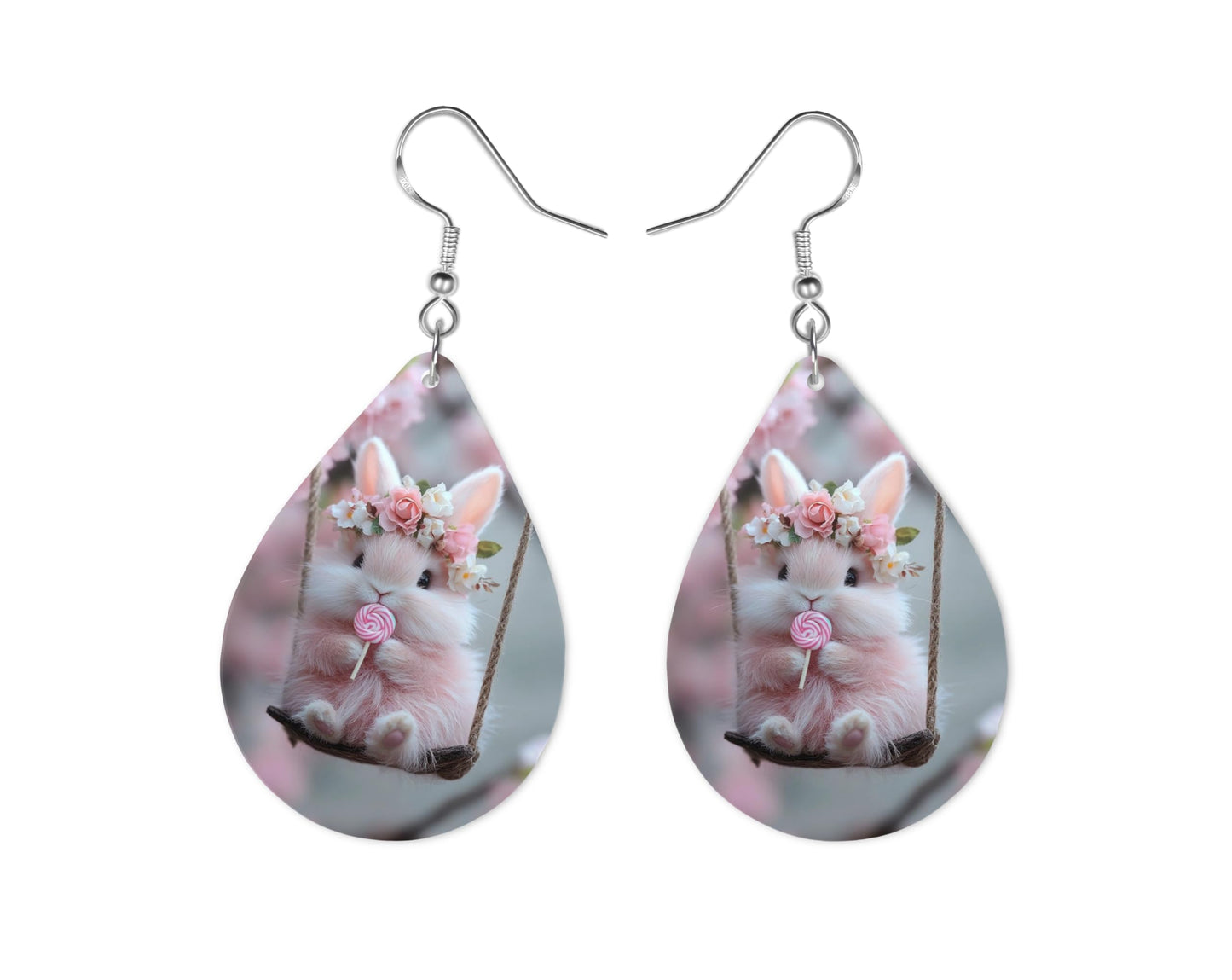 Bunny Hop Teardrop Earrings