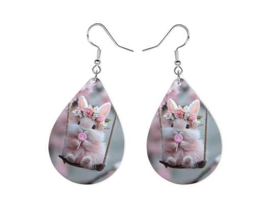 Bunny Hop Teardrop Earrings