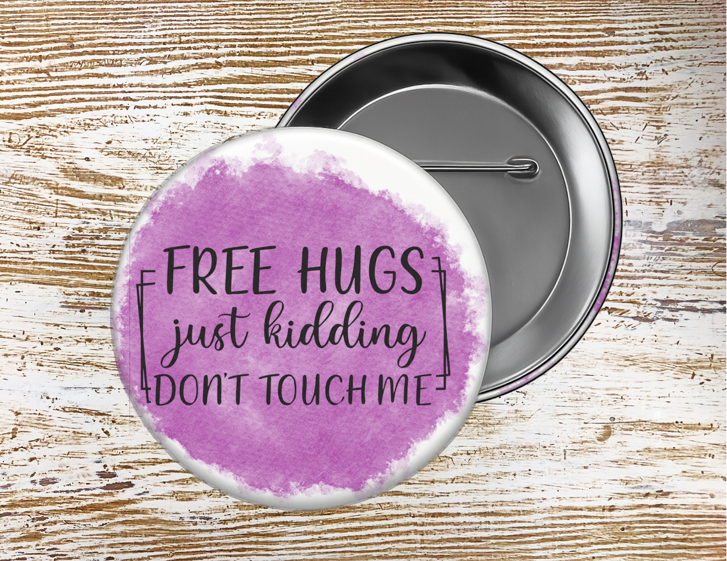 Sarcasm Pin Buttons, Size 2.25 inch