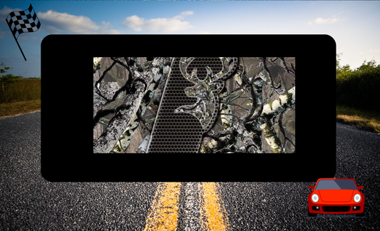 License Plate Deer Design
