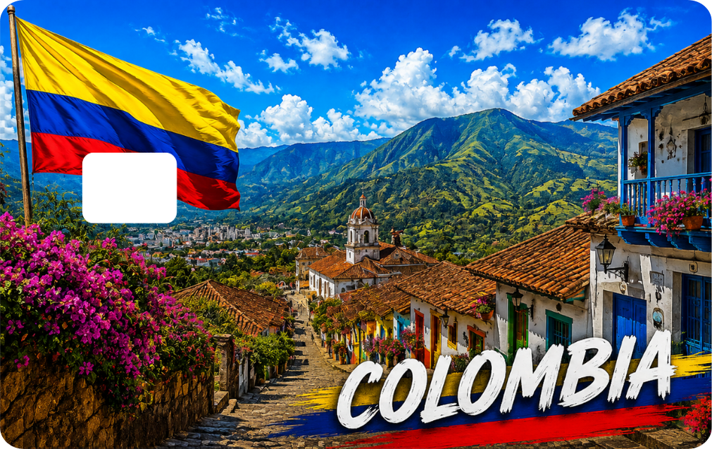 Columbia Debit Card Design, QTY 2 Same Design