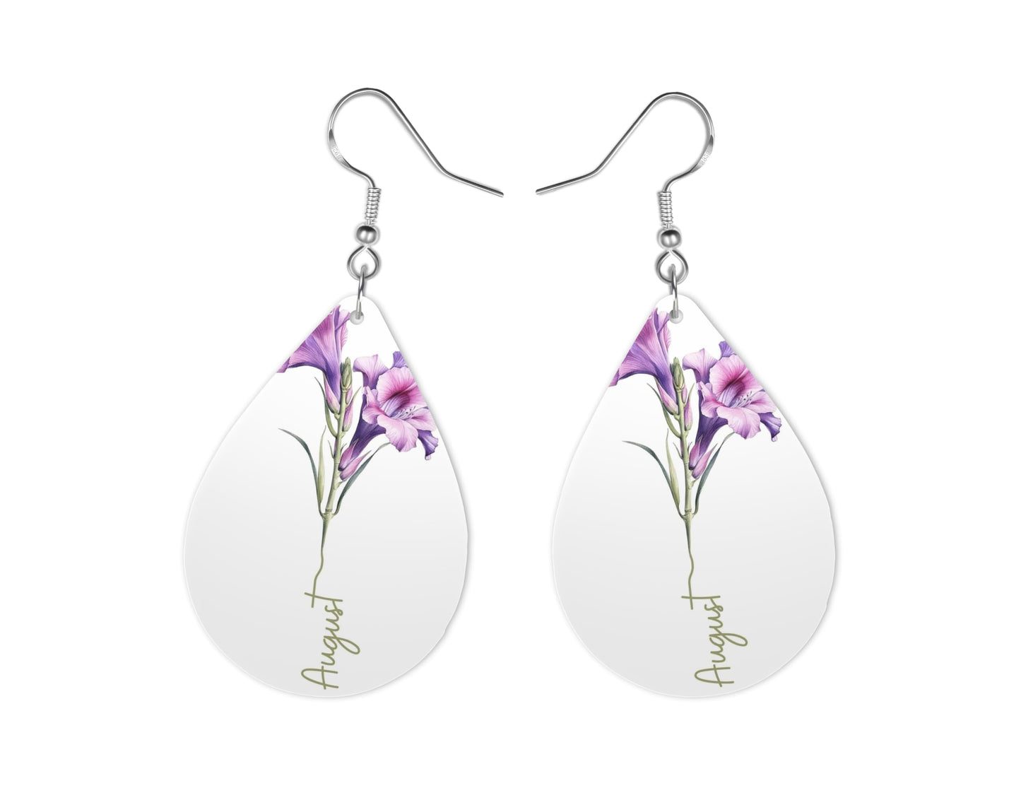 August Birth Month Earrings