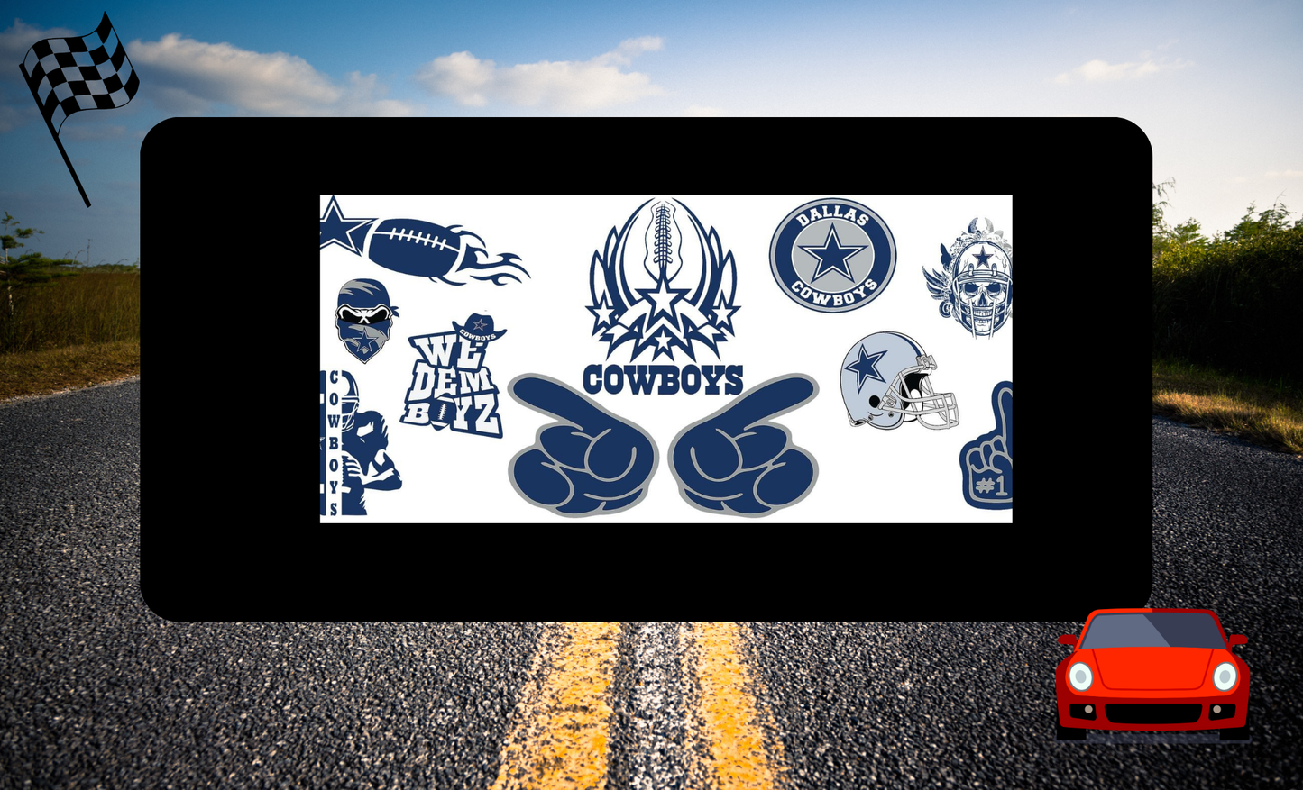 License Plate Sports Design