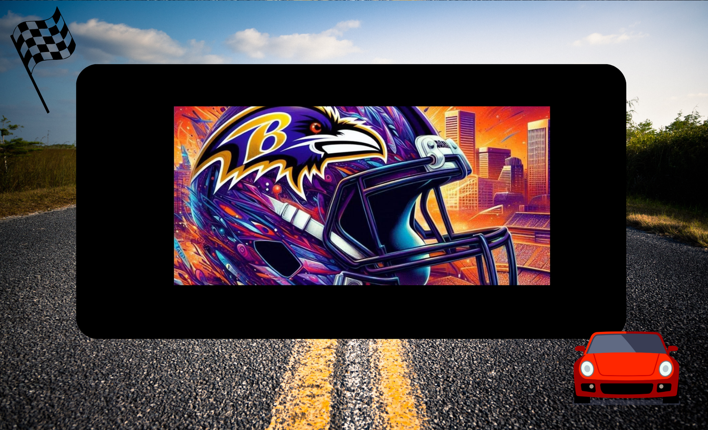 License Plate Sports Design