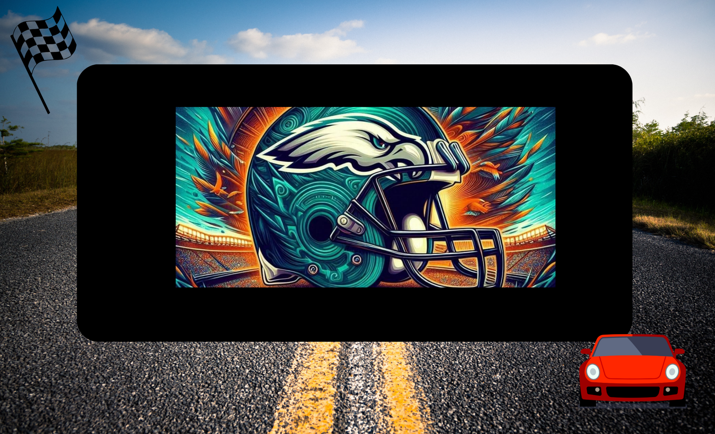 License Plate Sports Design