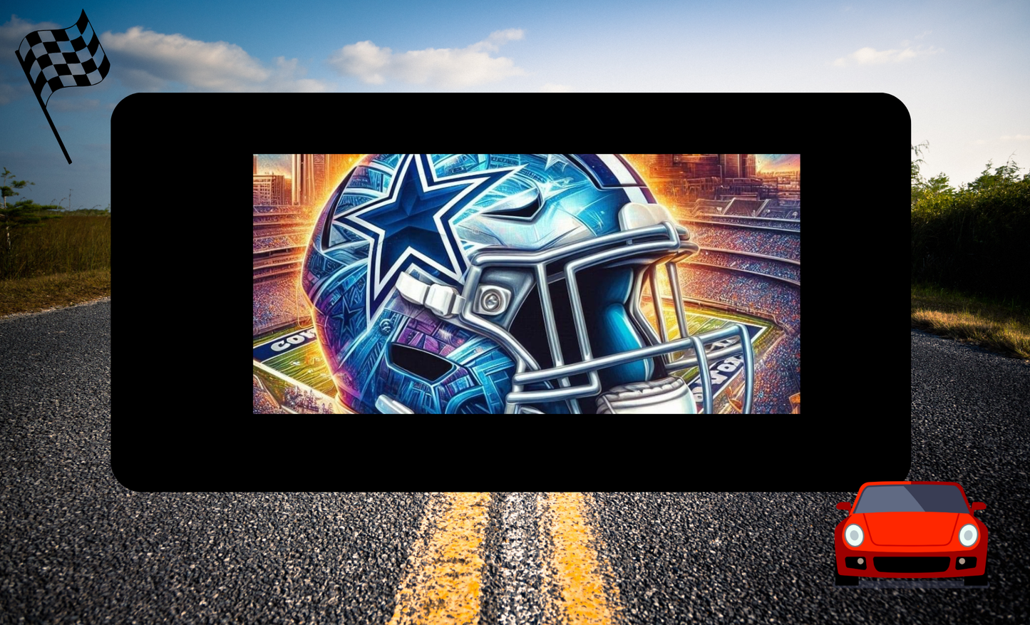 License Plate Sports Design