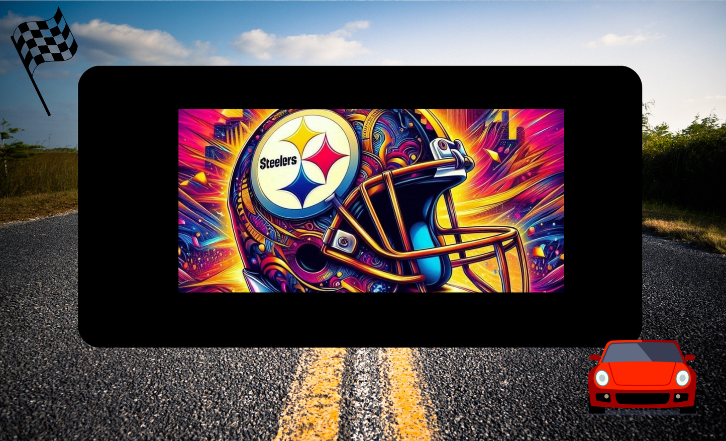 License Plate Sports Design