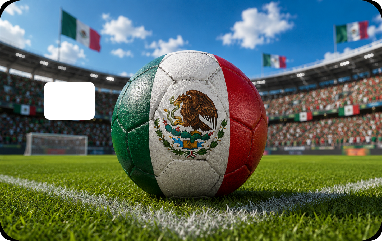 Mexico Design Debit Card Decal Skins, QTY 2 Decals same design