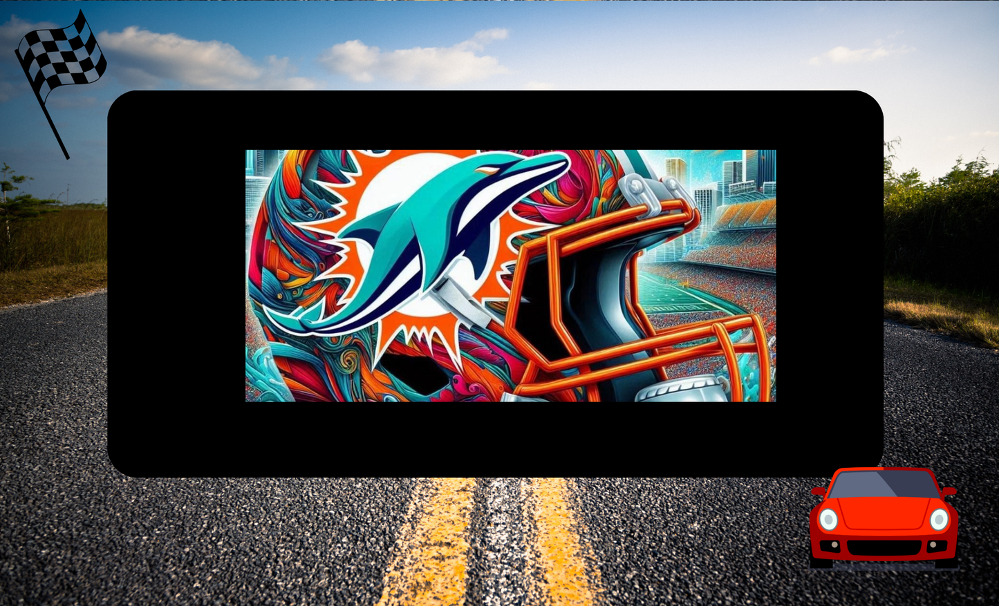 License Plate Sports Design
