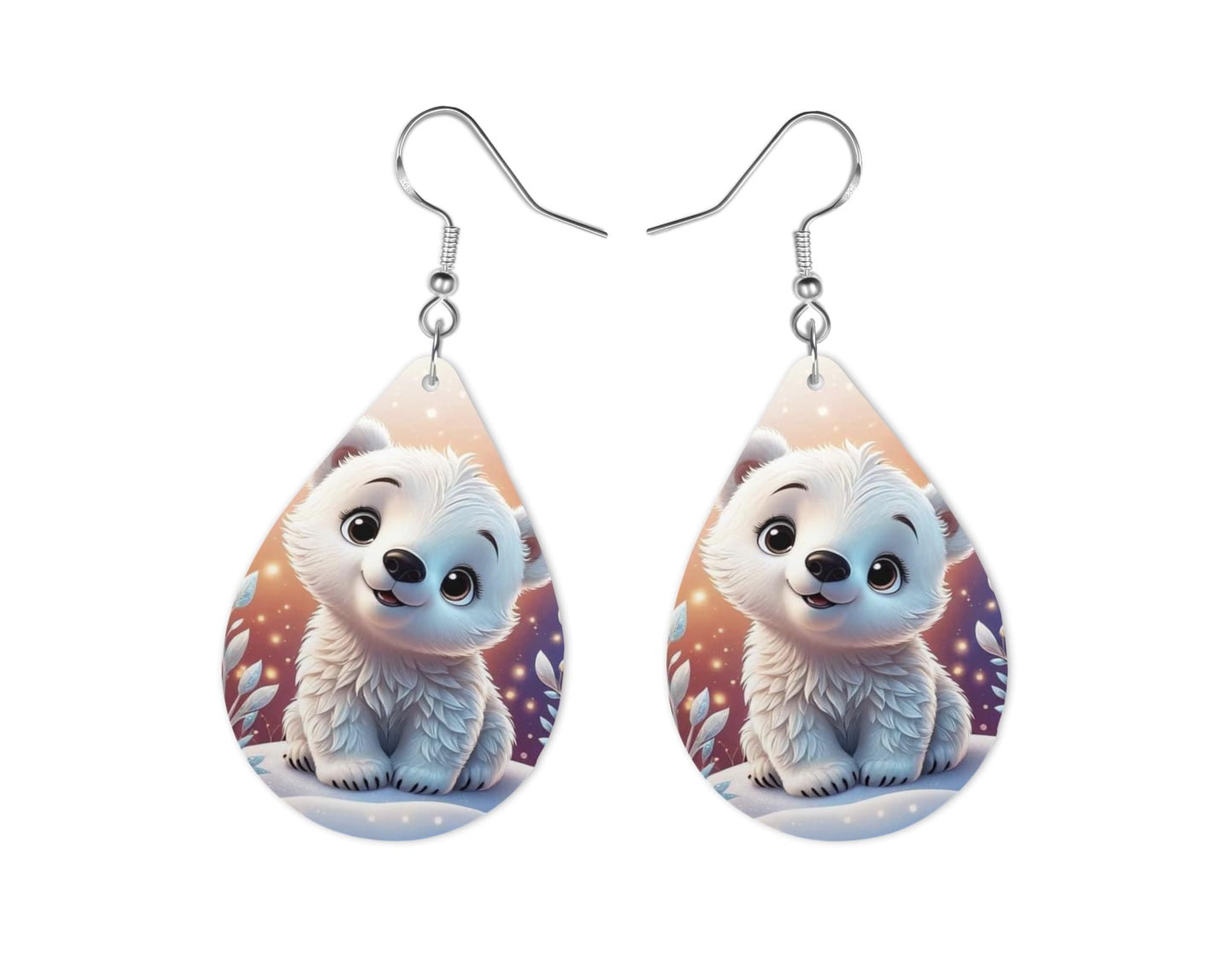 Polar Bear Earrings