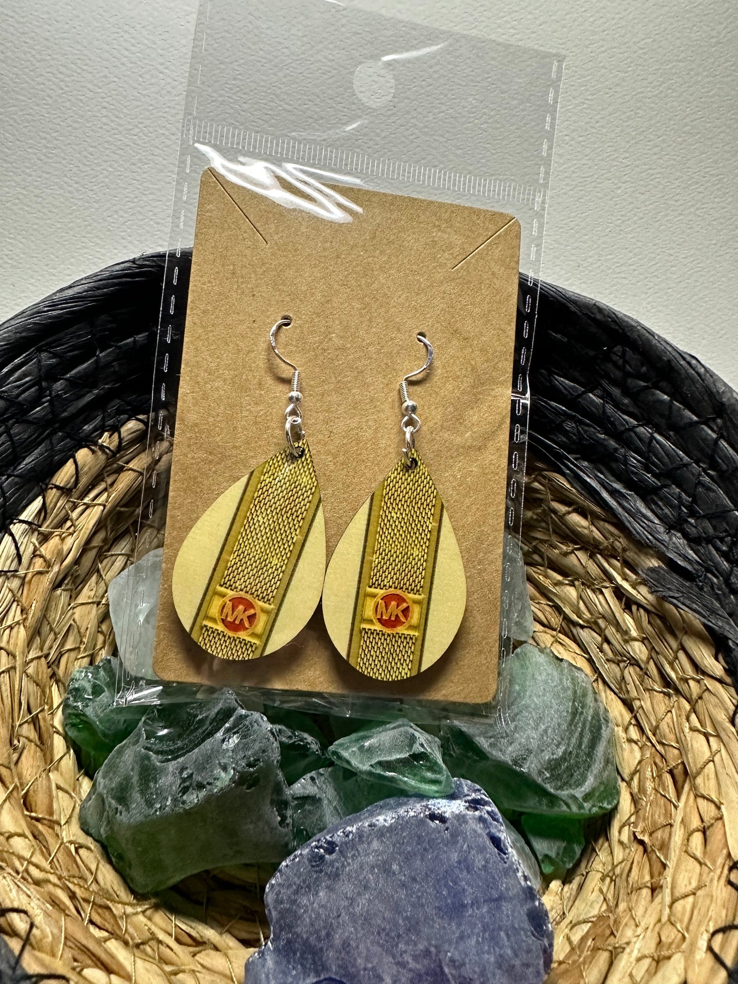 M Design Earrings, fashion accessory