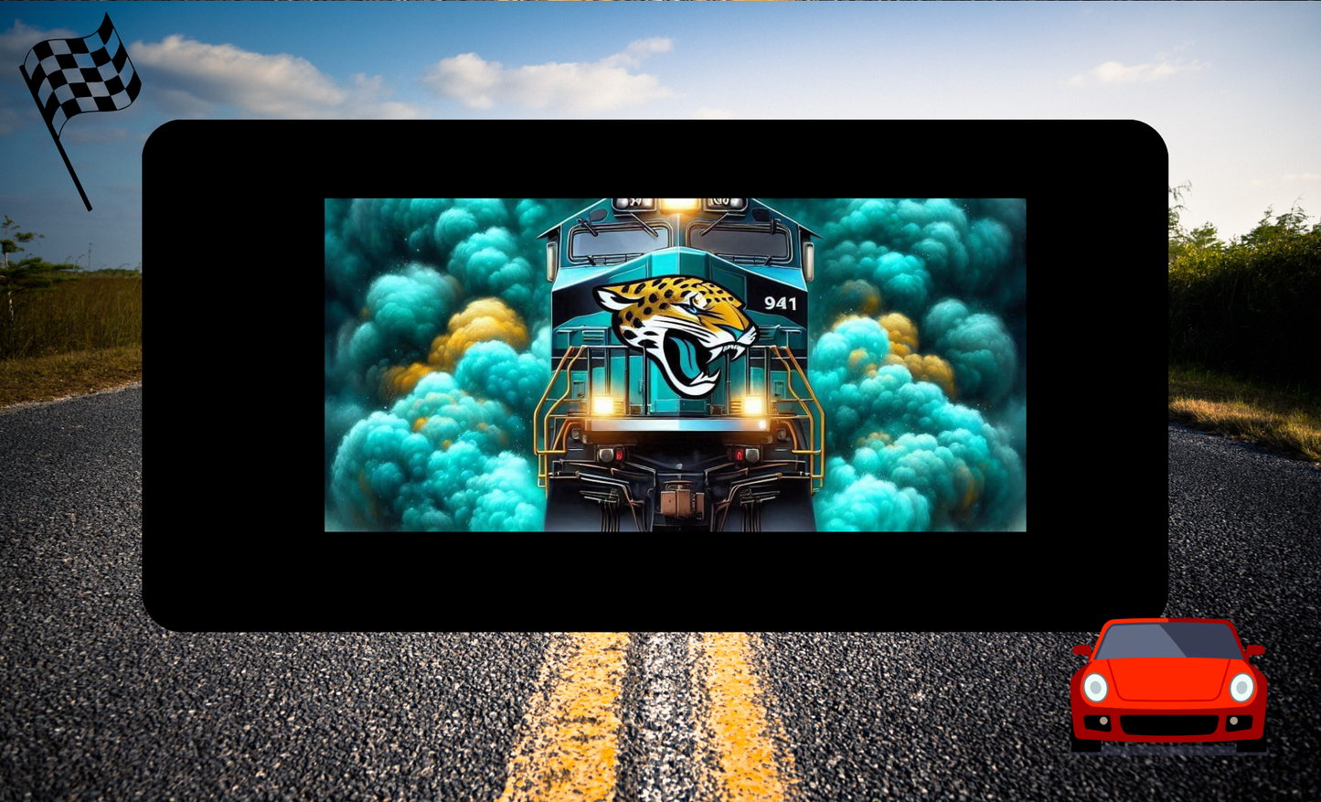 License Plate Sports Design