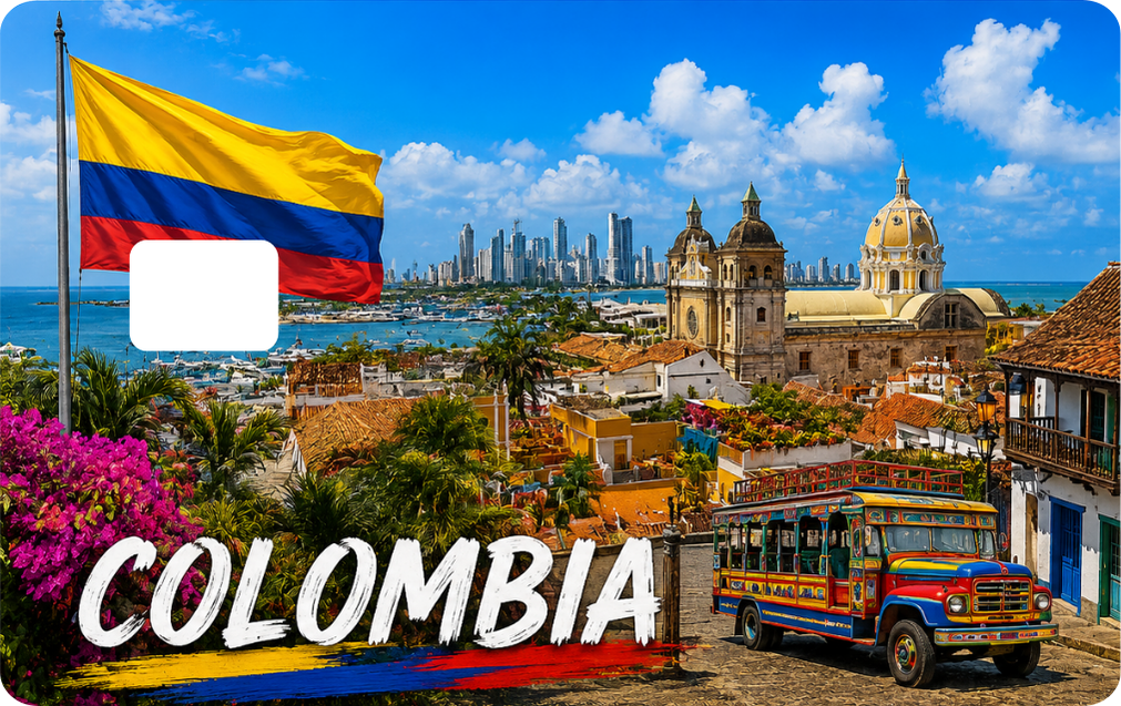 Columbia Debit Card Design, QTY 2 Same Design