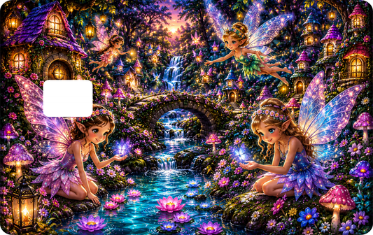 Fairy Debit Card Sticker Design, QTY 2 same design