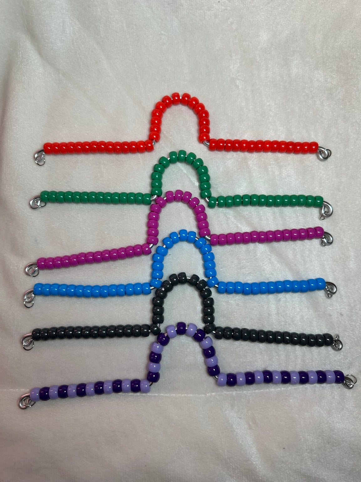Car Charm Holder Beaded, Rearview Mirror Colorful Charm Hanger