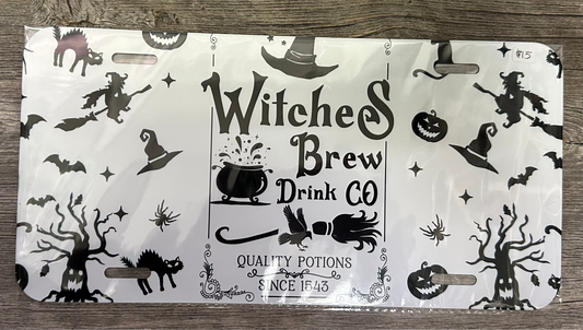 Witchy License Plate