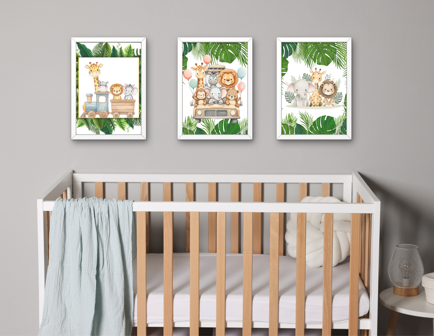 Jungle Nursery Printable Wall Art