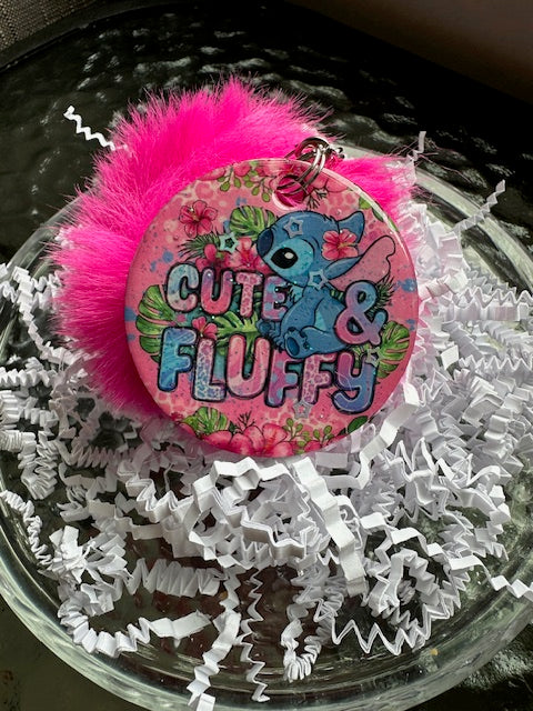 Cute & Fluffy Pom Pom Keychain