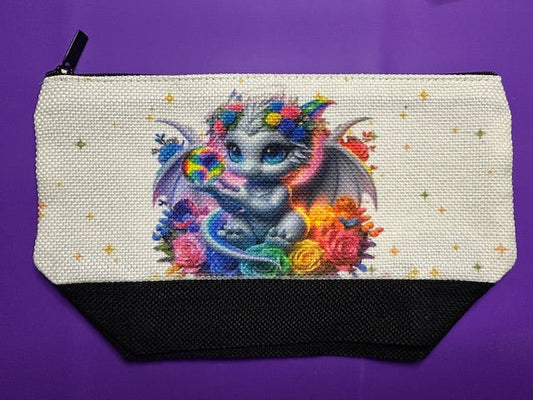 Dragon Crystal Makeup Bag, Pencil Bag