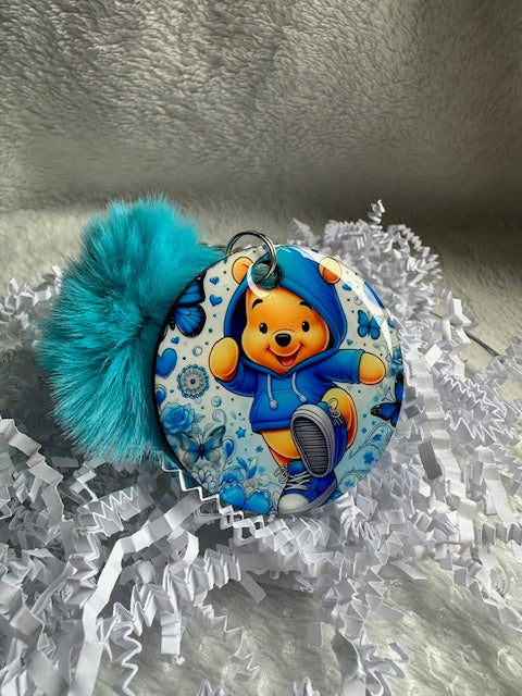 Pooh Pom Pom Keychain