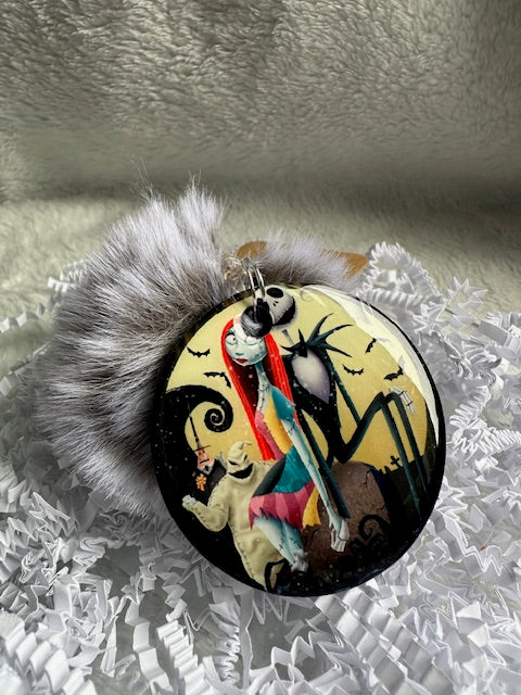 NIghtmare Pom Pom Keychain