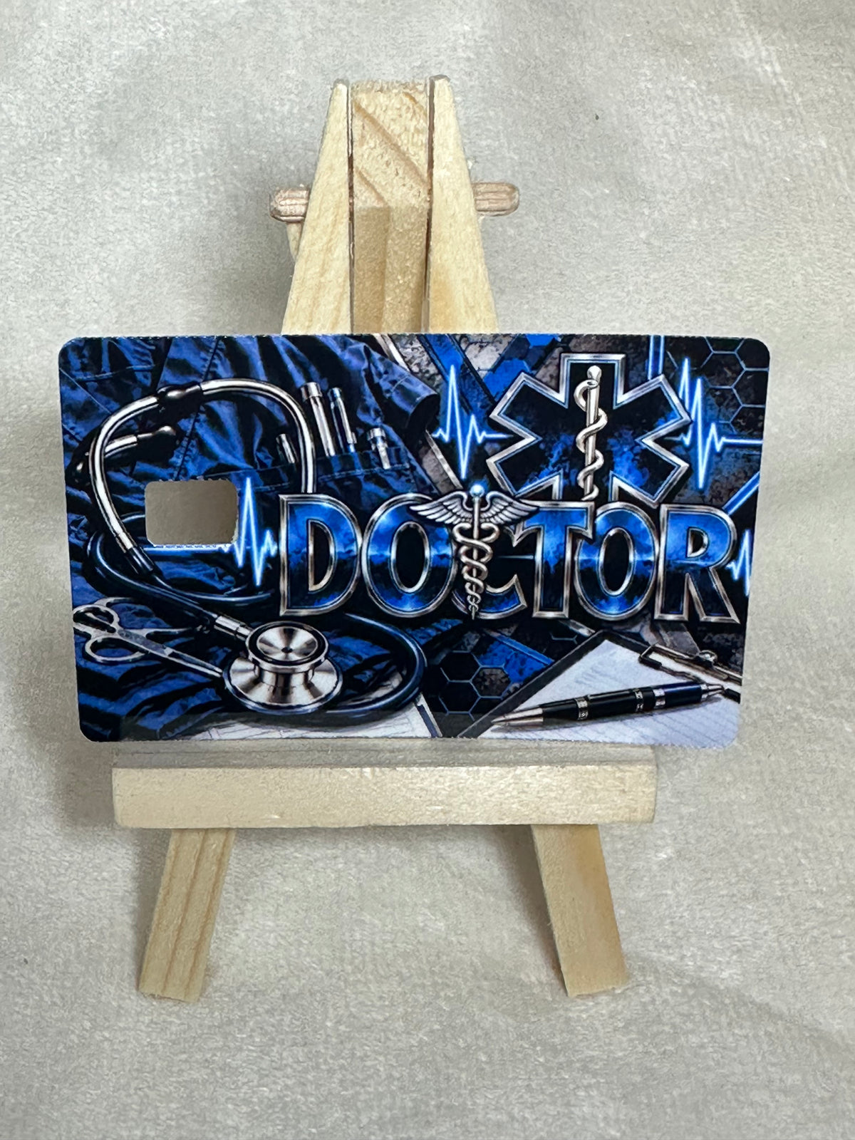 Doctor Debit Card Decal Sticker – Birthday Holiday Gift QTY 2 same design