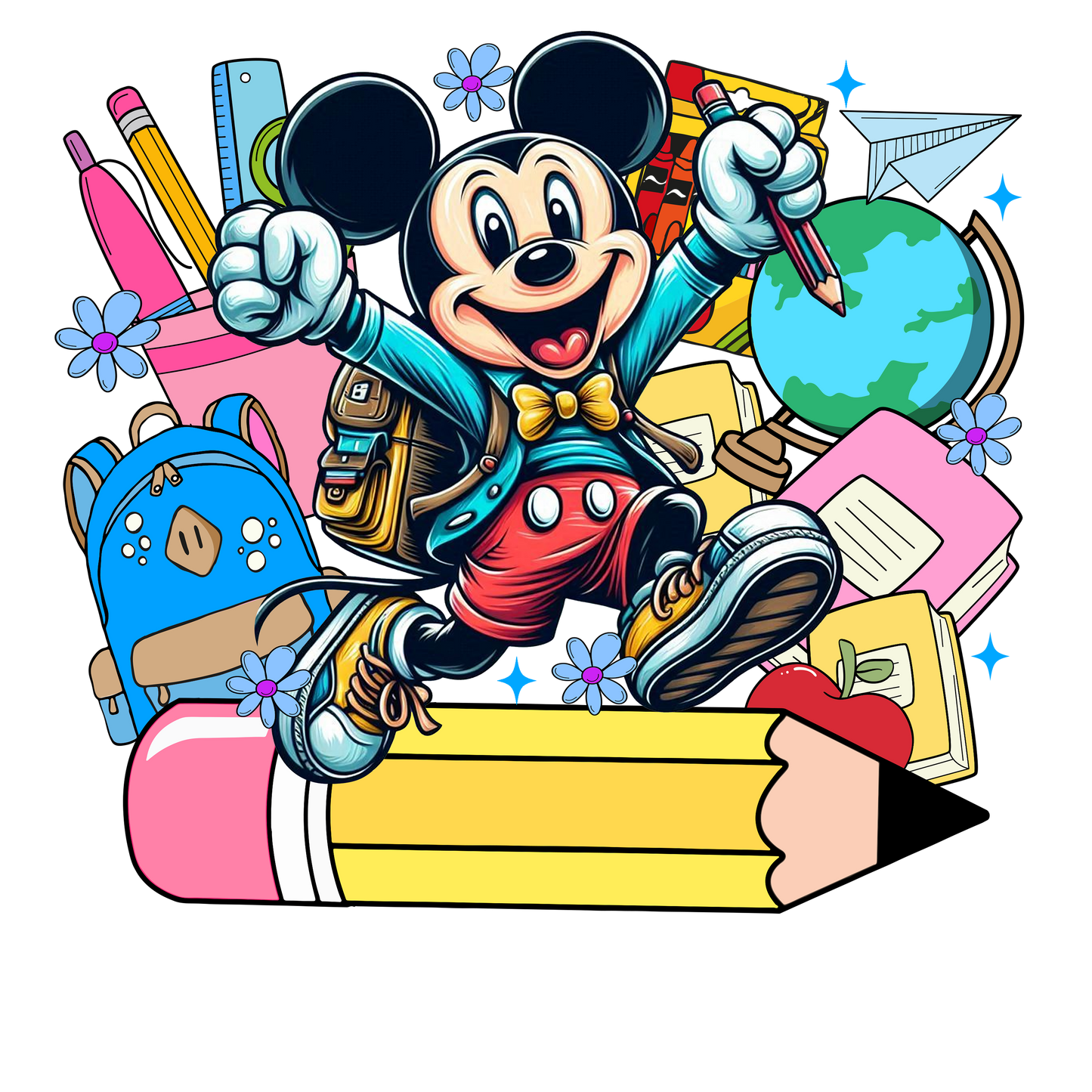 Mouse Personalized Back to School T-shirt