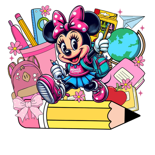 Minnie Personalized Back to School T-shirt