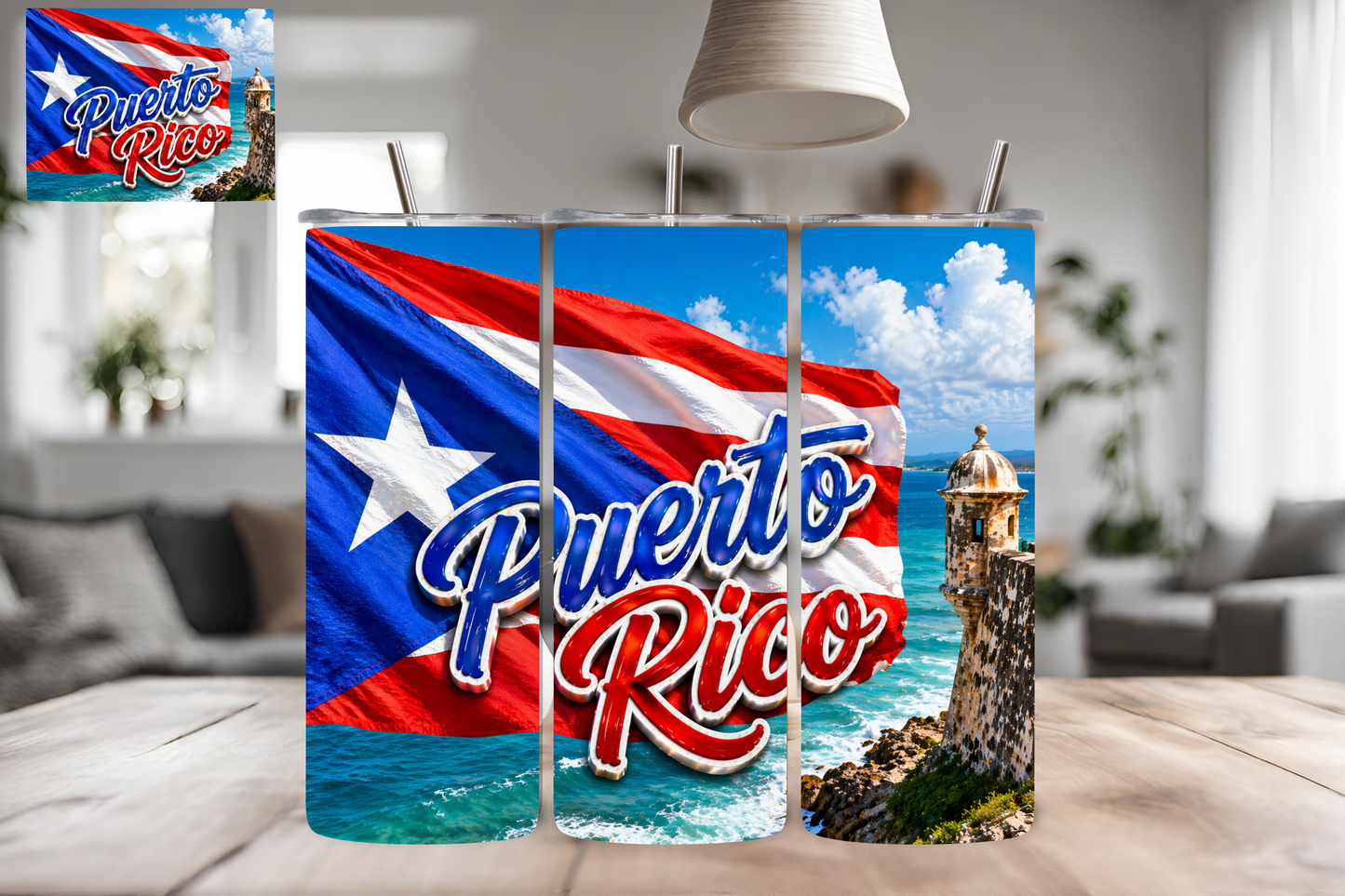 Puerto Rico Island Flag