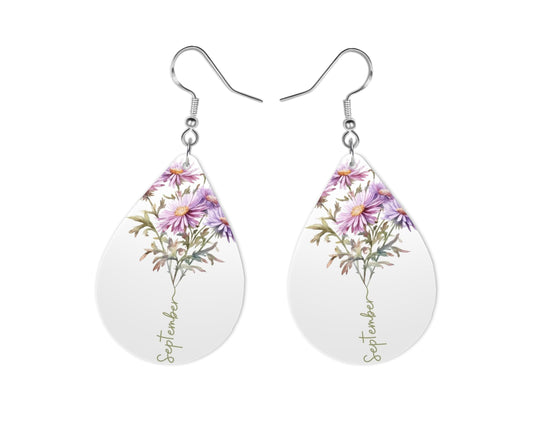 September Birth Month Earrings