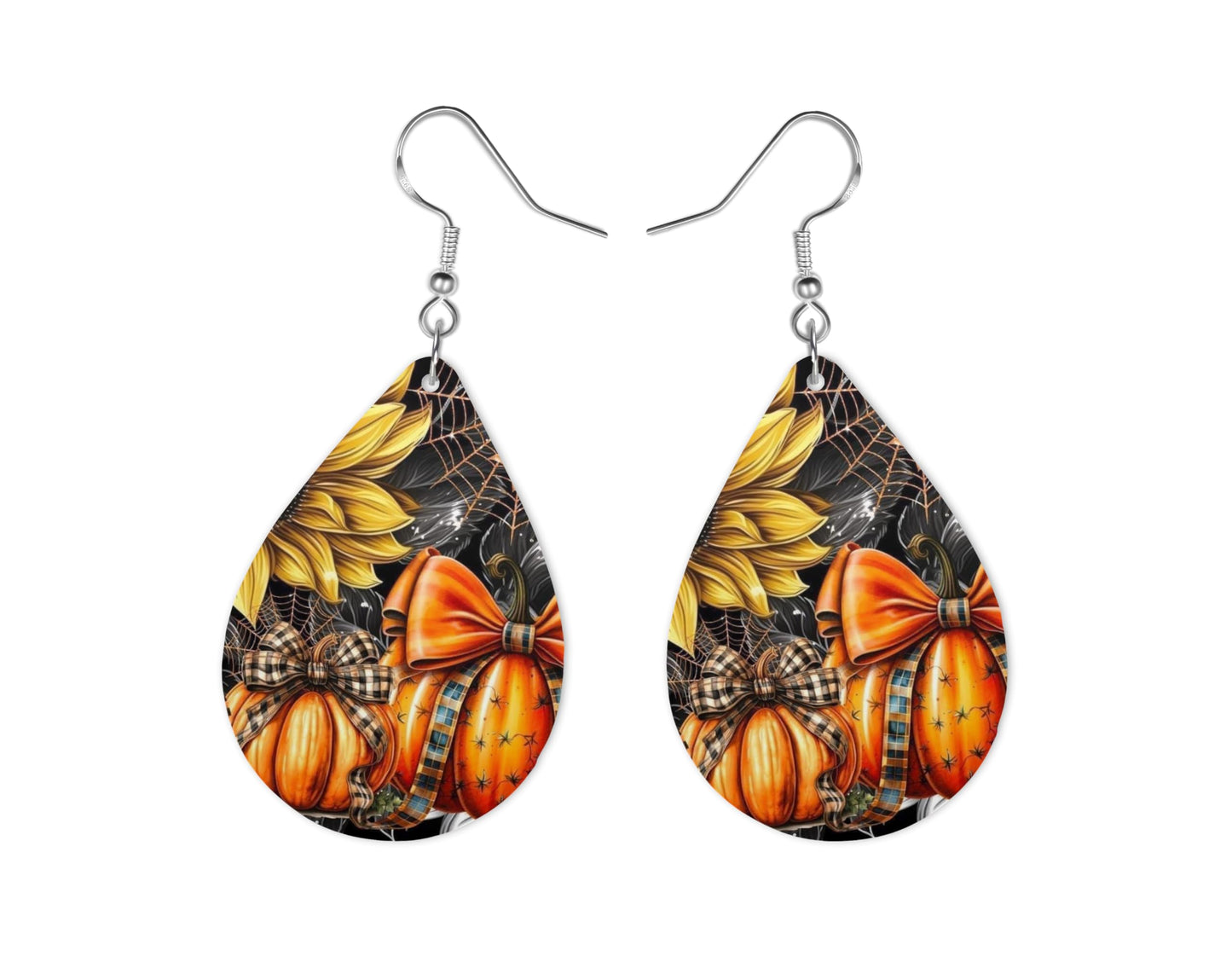 Fall Pumpkin Earrings